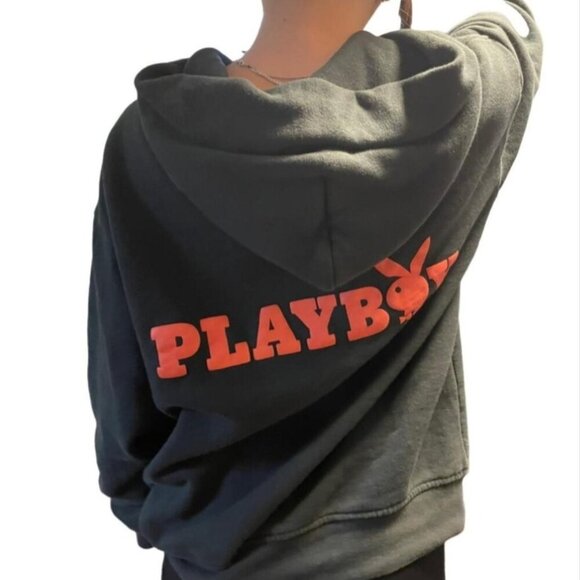 UNISEX SIZE SMALL PLAYBOY HOODIE. NO FLAWS - Picture 1 of 3